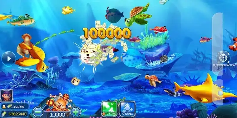 Game này luôn có hệ thống sinh vật biển cực đa dạng